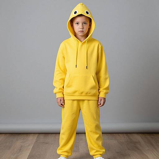 Yellow Snake Hoodie Costume Design