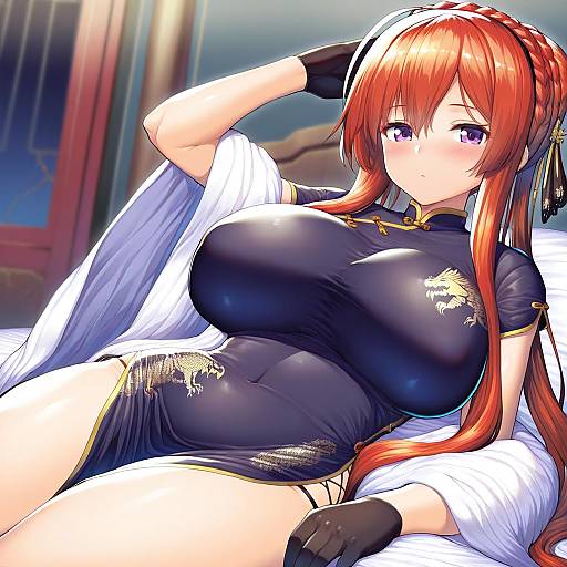 Illustration of Monarch (azur lane), azur lane in the style of Sakimori dan