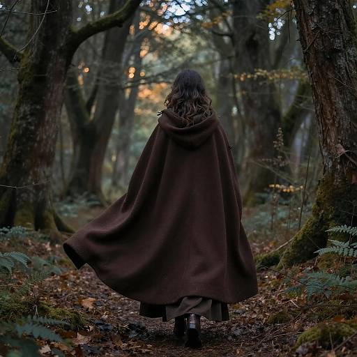 Mystical Forest Cloak at Dusk
