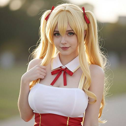 Realistic Rin Shibuya Cosplay Photo