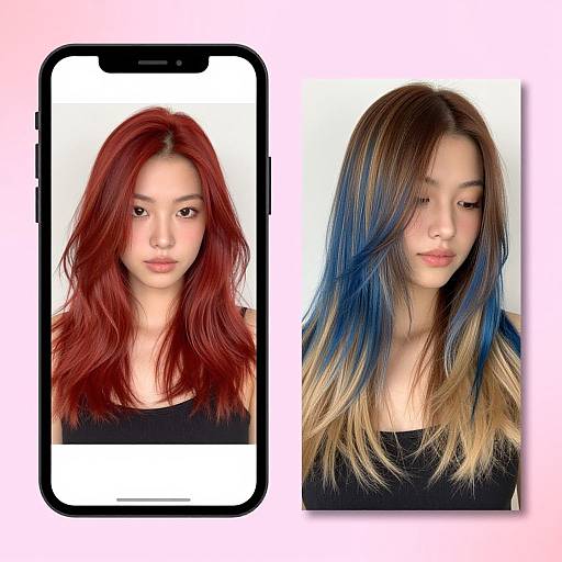 Dynamic Hair Colour Change App
