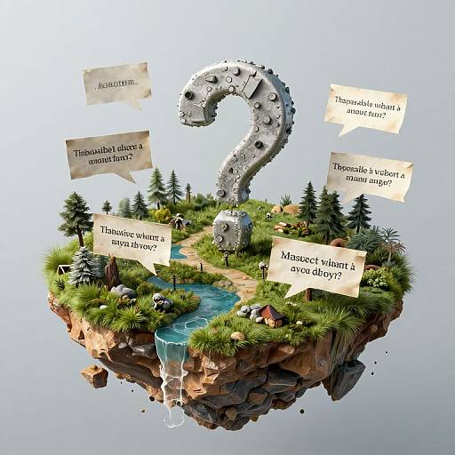 Floating Island of Impossible Riddles