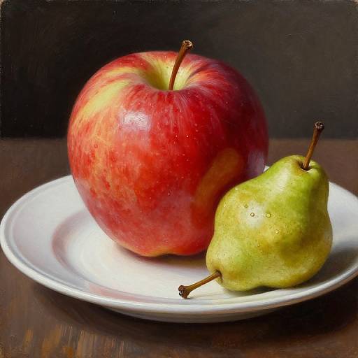 Hyper-Realistic Still Life with Fruits