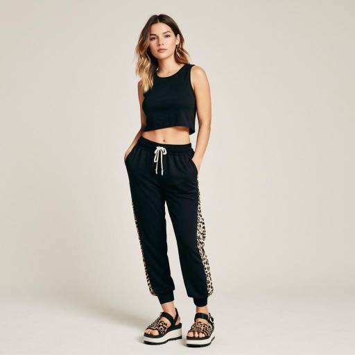 Casual Chic Fashion in Studio Setting
