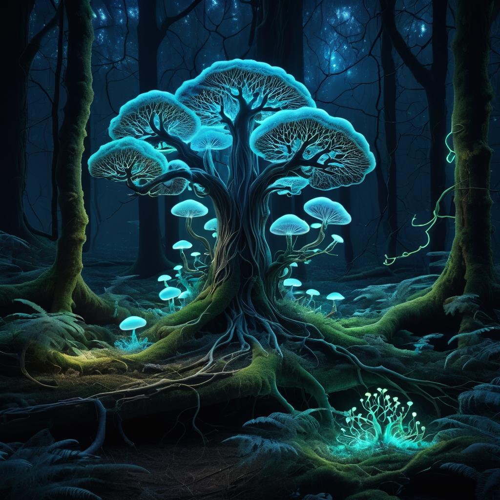 Enchanted Apothecary: Bioluminescent Dreams