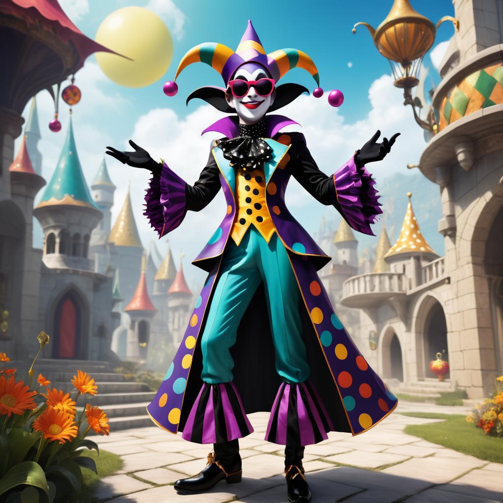 Sinister Jester in Fantasy World Art