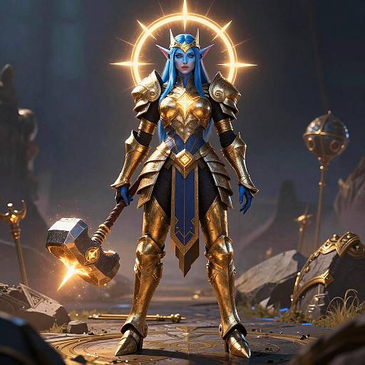 Heroic Female Draenei Paladin