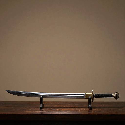 Lonely Sword Still Life on Border