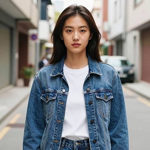 Urban Street Style Portrait of Woman