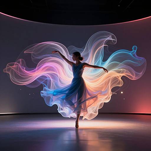 Dance Diffusion AI Artistic Visualization