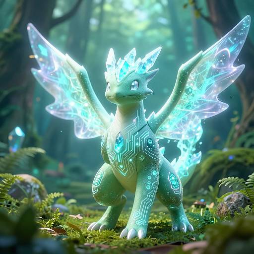 Mystical Tech-Nature Fusion Pokemon