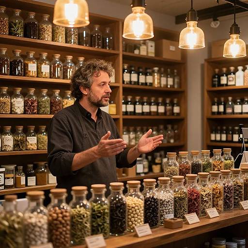 Cozy Apothecary Merchant Display