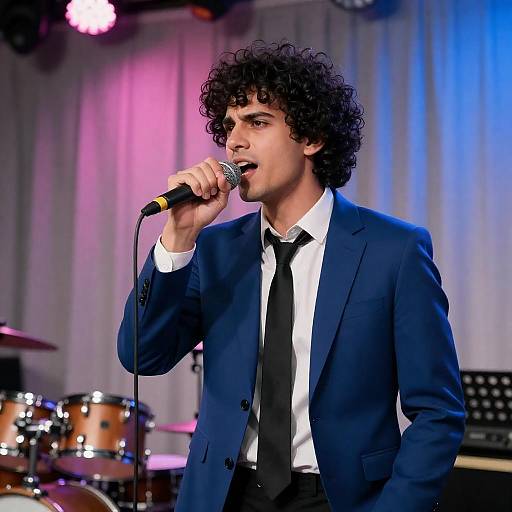 Intense Live Performance with Vocalist