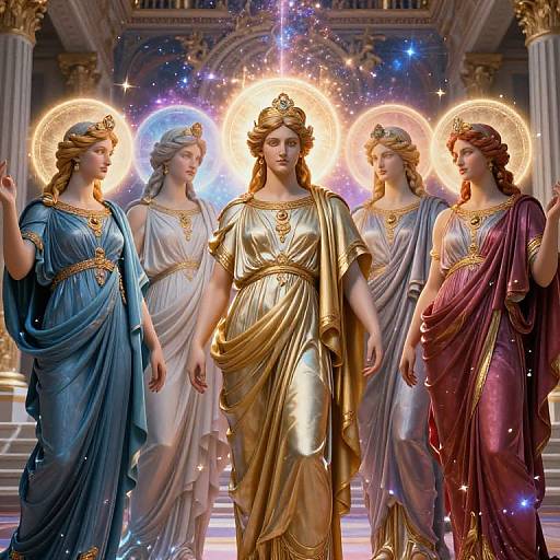 Surreal Greek Gods Portraits