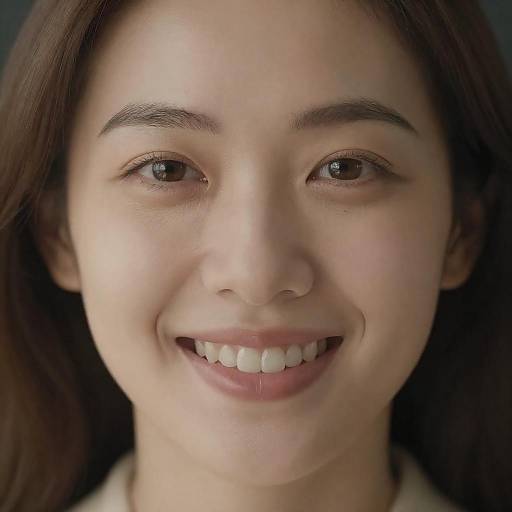 Close-Up of a Smiling Woman Portrait