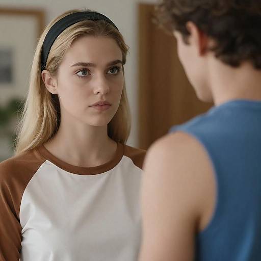 Intense Conversation Between Young Adults