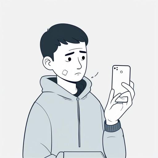 Worried Wojak with Empty Message Art