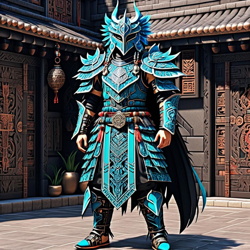 Epic Dragon-Themed Anime Armor Design