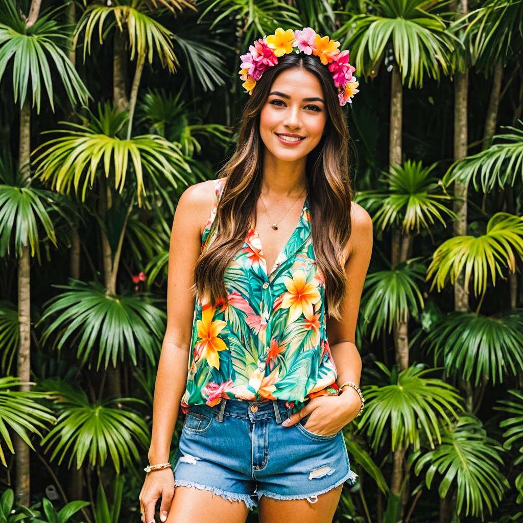 Playful Hawaiian Vibes of Youth