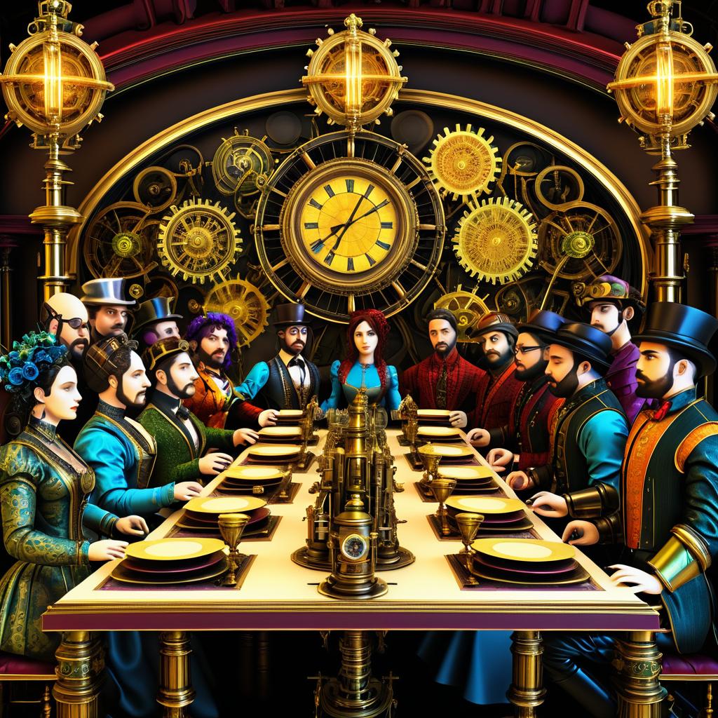 Steampunk Last Supper: A Victorian Revival