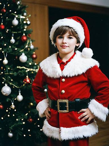 Realistic Christmas Dance Costume Boy