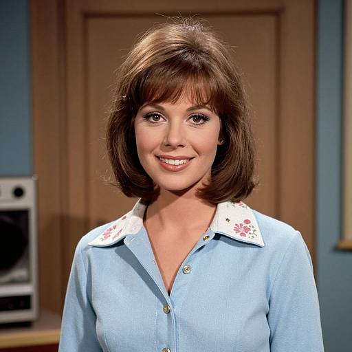 1970s Chic Portrait of Woman