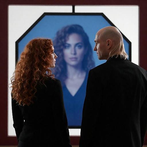 Intense Focus on Blue Screen Scene