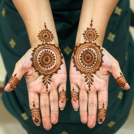 Intricate Henna Hands Photography