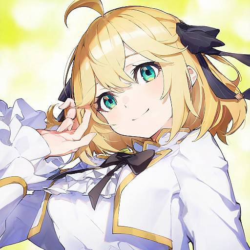 Illustration of Anisphia wynn palettia, tensei oujo to tensai reijou no mahou kakumei in the style of Mika pikazo