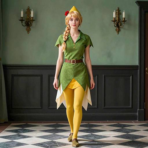 Enchanting Female Peter Pan Cosplay Photo
