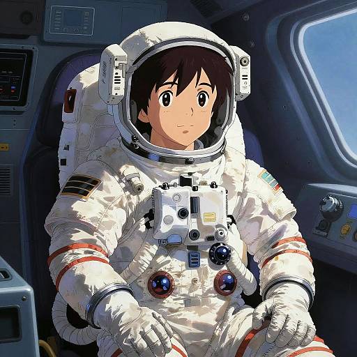 Quiet Hope: Astronaut in Cockpit