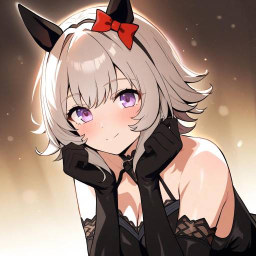 Elegant Horse Girl with Gloves and Smile