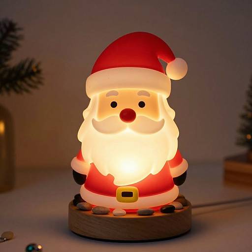 Glowing Santa Claus Christmas Lamp