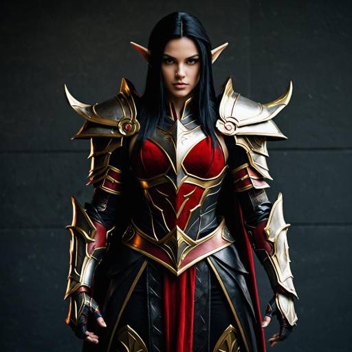 Dark Elf Cosplay of Nerevarine Warrior