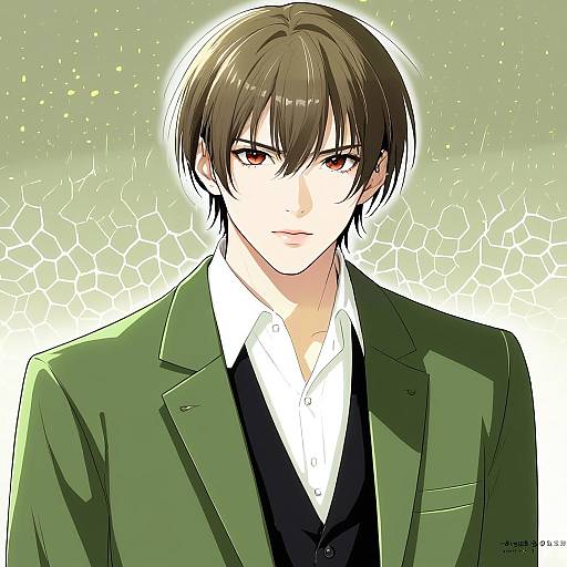 Illustration of Harada mutei, saibou shinkyoku in the style of Ama-tou