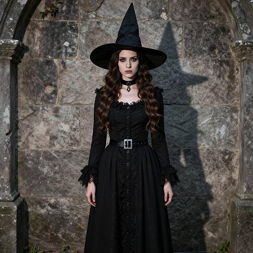 Striking Witch Coven Costume Portrait