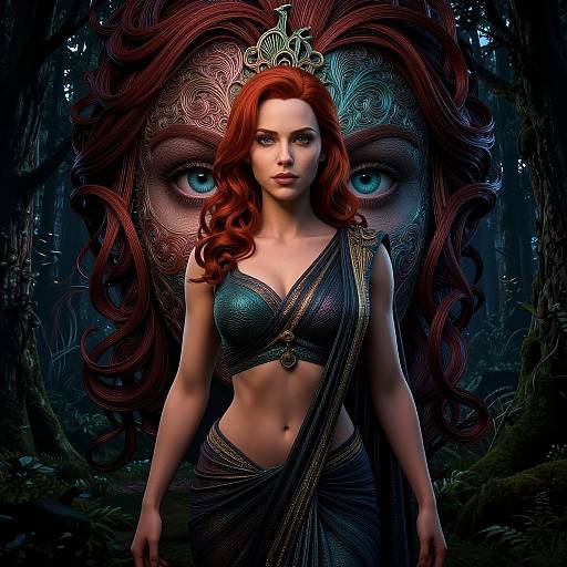 Hyper-Realistic Peggy Carter in Saree