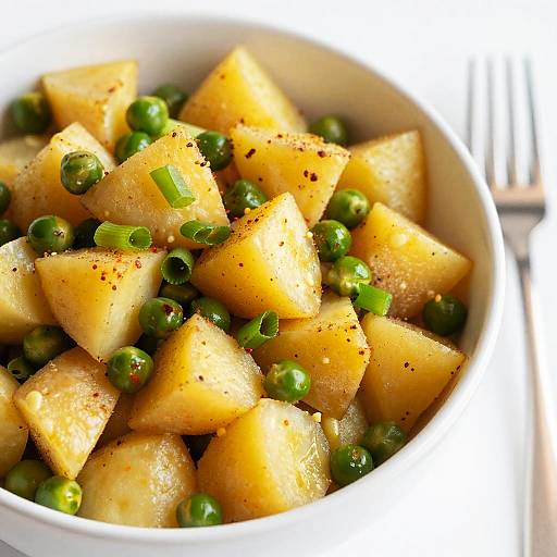 Vibrant Potato Salad Close-Up