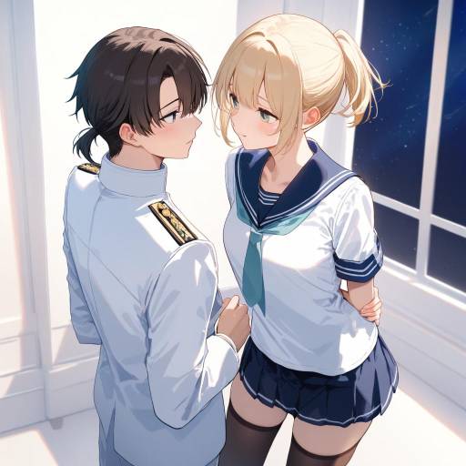 Emotional Cowboy Shot of Kancolle Girl