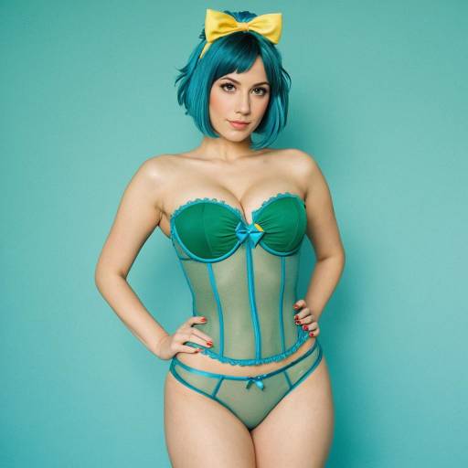 Sexy Marge Simpson Lingerie Cosplay