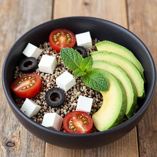 Vibrant Organic Quinoa Salad Bowl