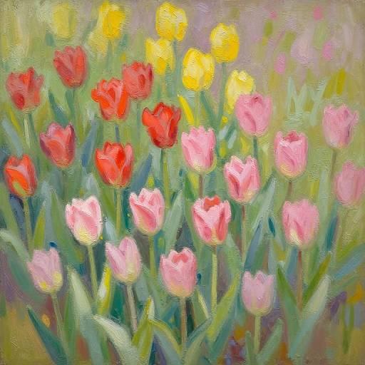 Impressionistischer Frühling im Garten