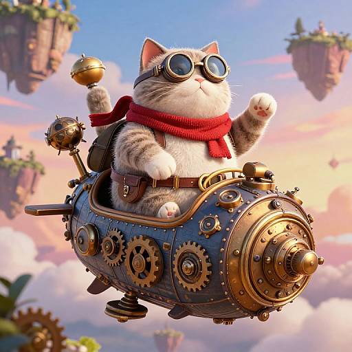 Steampunk Fatcats Airship Adventure