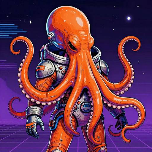 Retro Futurism Cthulhu Space Suit