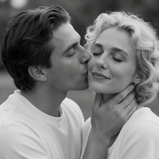 Intimate Black-and-White Couple Photography