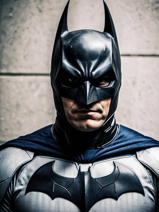 Man in Batman Mask Costume