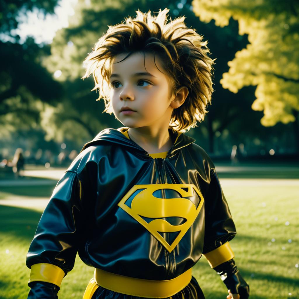 Cinematic Portrait of a Young Superhero