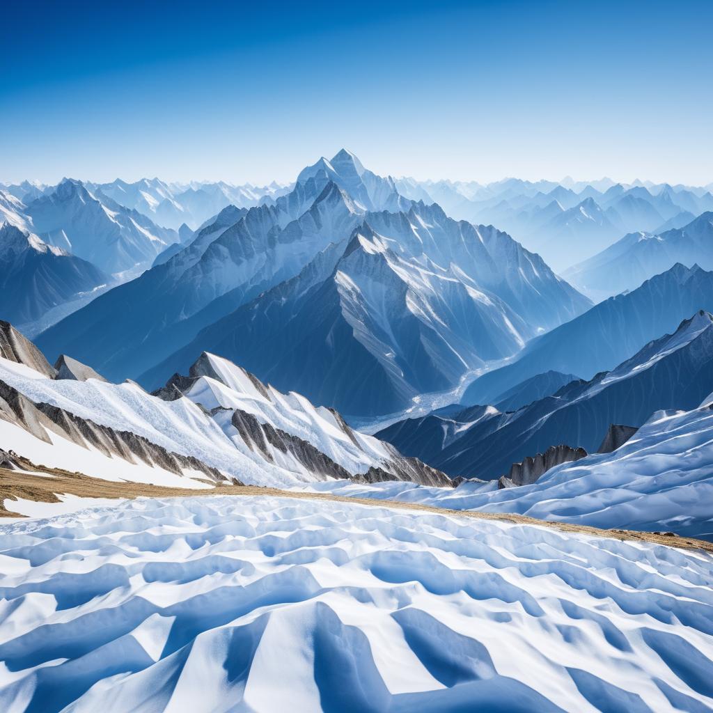 Stunning Snow-Capped Mountain Landscape