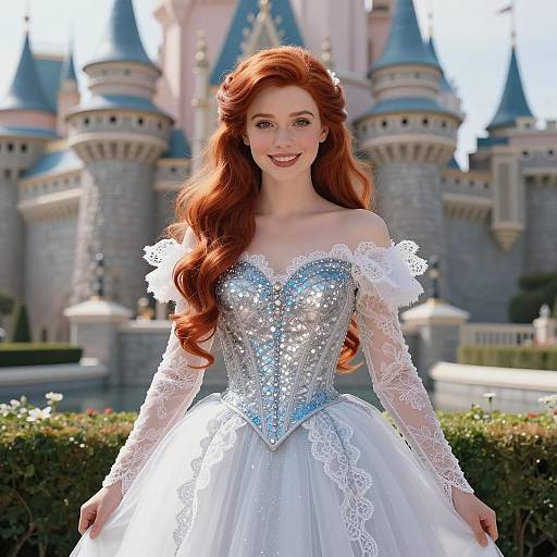 Ariel's Enchanting Wedding Portrait