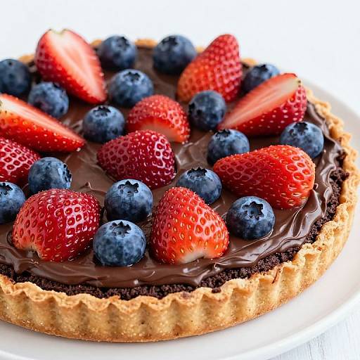 Delicious Berry Brownie Pizza Recipe